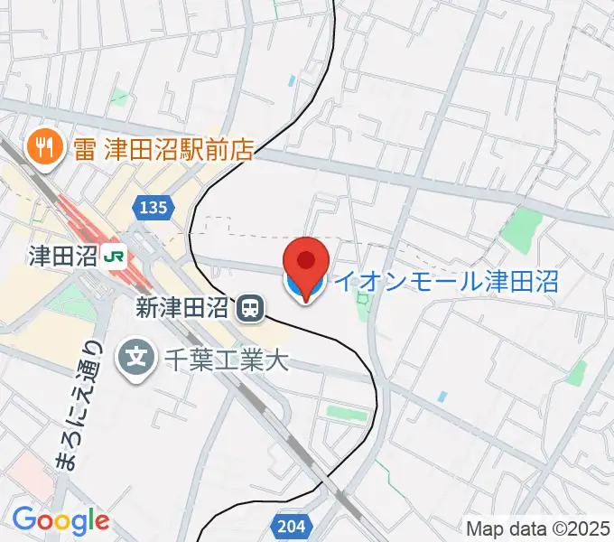 伊藤楽器 津田沼センターの地図