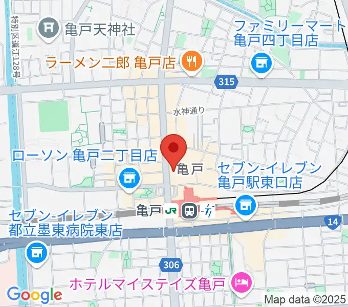 島村楽器 ミュージックサロン亀戸の地図