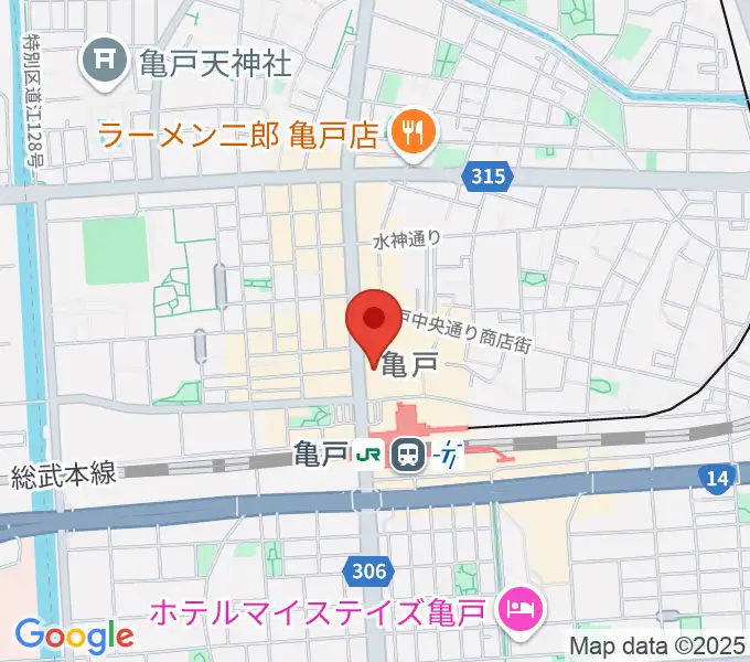 島村楽器 ミュージックサロン亀戸の地図