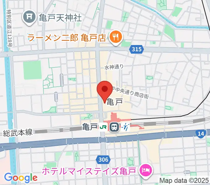 島村楽器 ミュージックサロン亀戸の地図