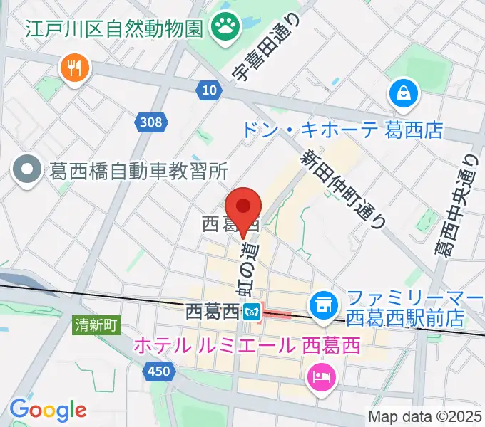 島村楽器 ミュージックサロン西葛西の地図
