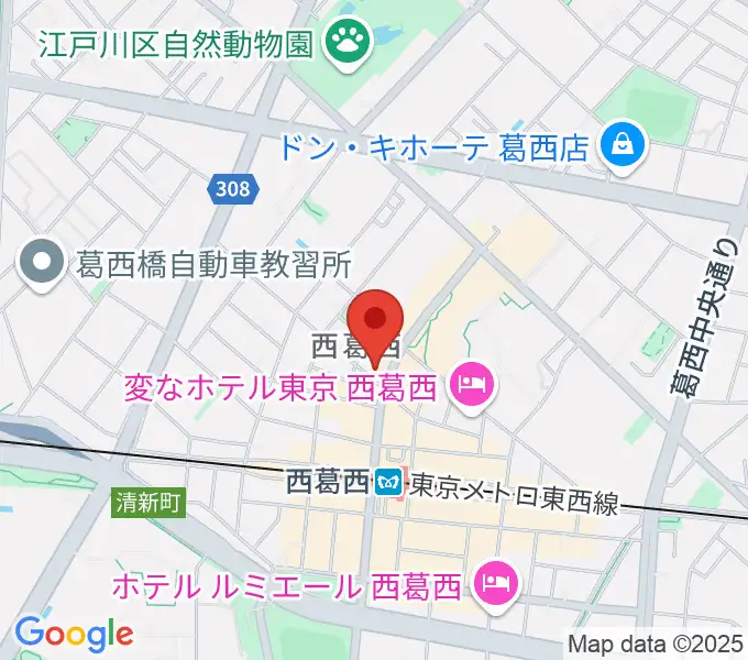 島村楽器 ミュージックサロン西葛西の地図