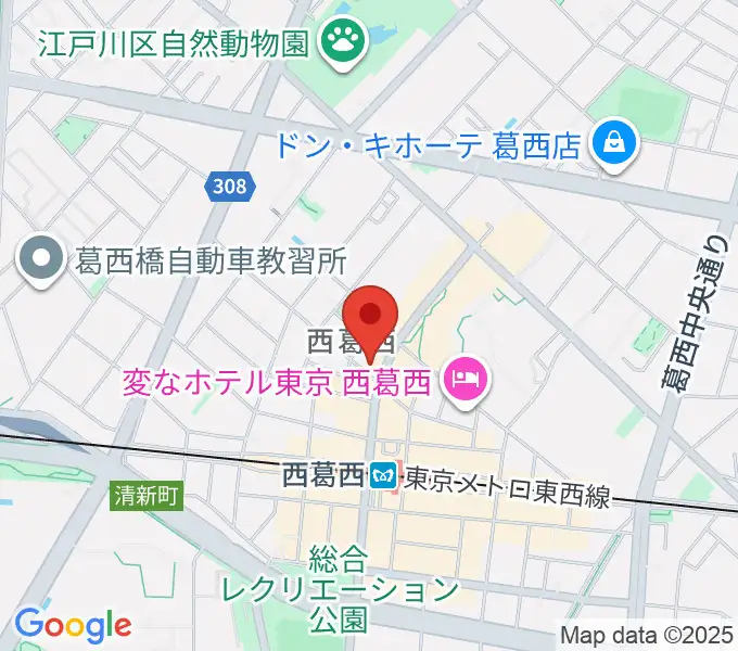 島村楽器 ミュージックサロン西葛西の地図