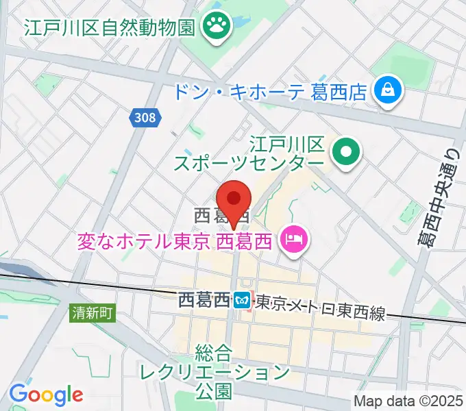 島村楽器 ミュージックサロン西葛西の地図