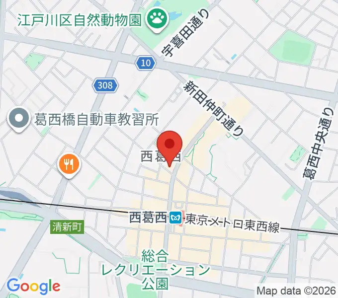 島村楽器 ミュージックサロン西葛西の地図