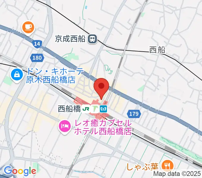 イトウミュージックサロン西船橋の地図