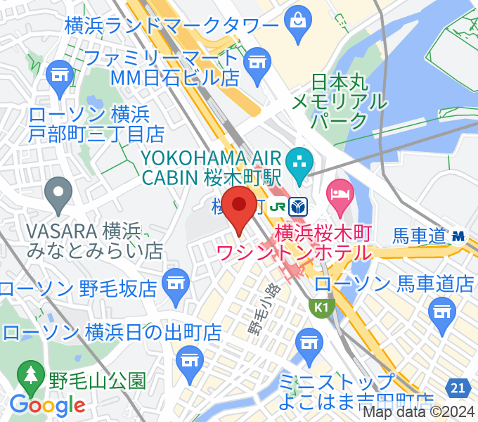 横浜ジャムセカンドの場所