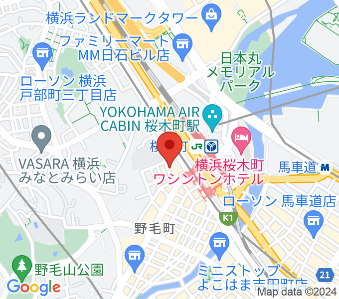 横浜ジャムセカンドの場所