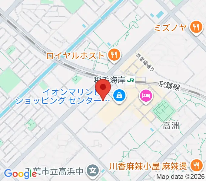 島村楽器 ミュージックサロン稲毛海岸の地図