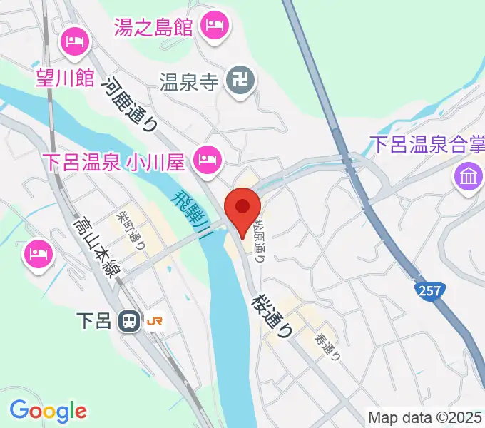 Coo's  クマザキ楽器の地図