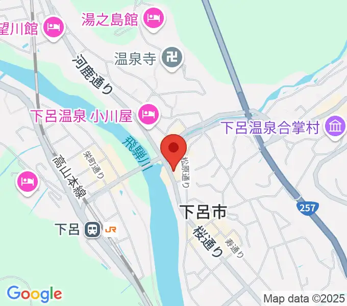 Coo's  クマザキ楽器の地図
