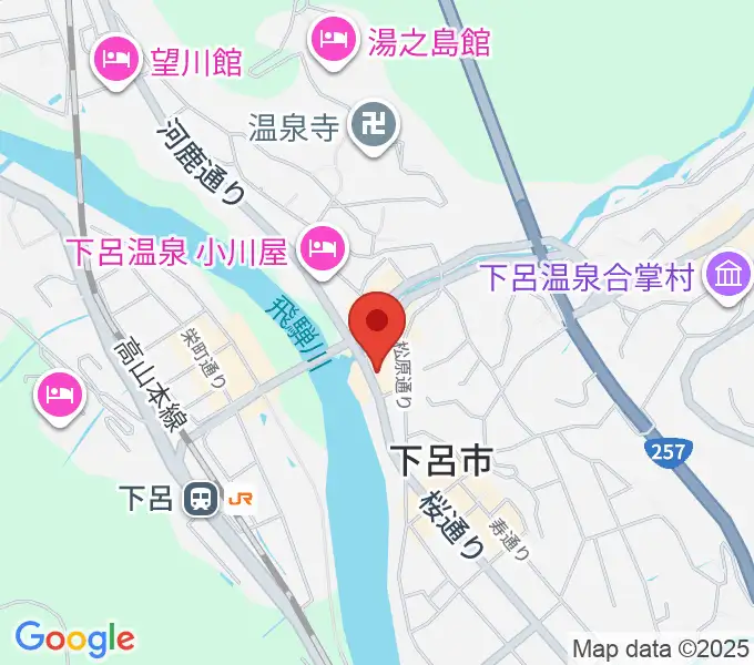 Coo's  クマザキ楽器の地図