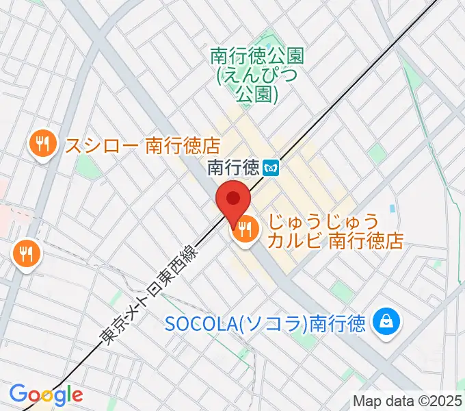 島村楽器 ミュージックサロン南行徳の地図