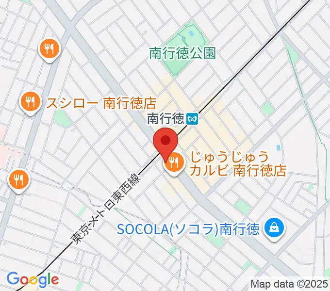 島村楽器 ミュージックサロン南行徳の地図