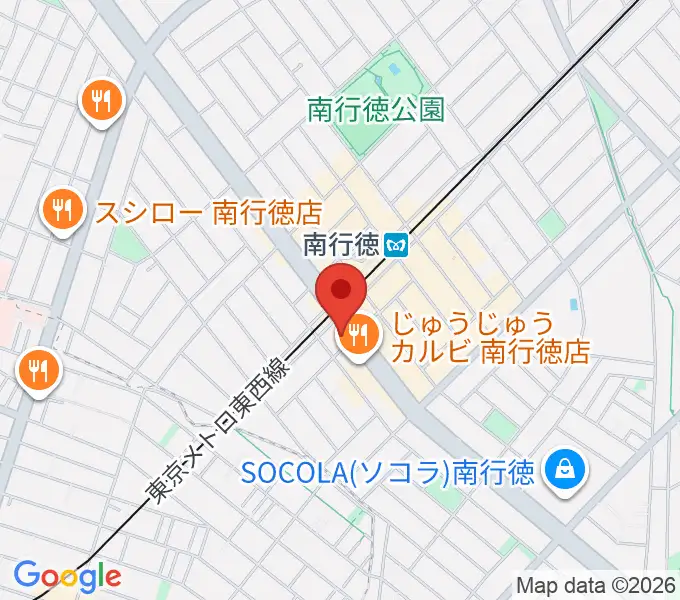 島村楽器 ミュージックサロン南行徳の地図