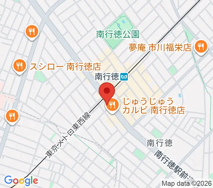 島村楽器 ミュージックサロン南行徳の地図