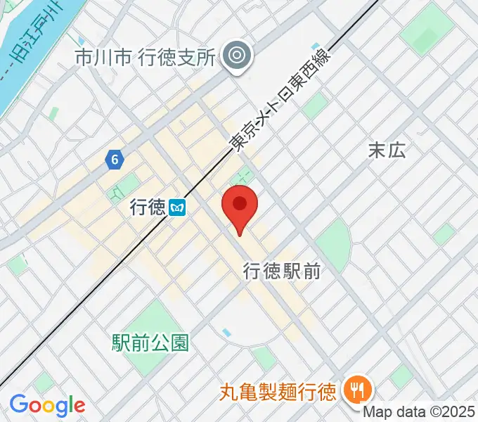 島村楽器 ミュージックサロン行徳の地図