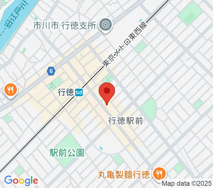 島村楽器 ミュージックサロン行徳の地図