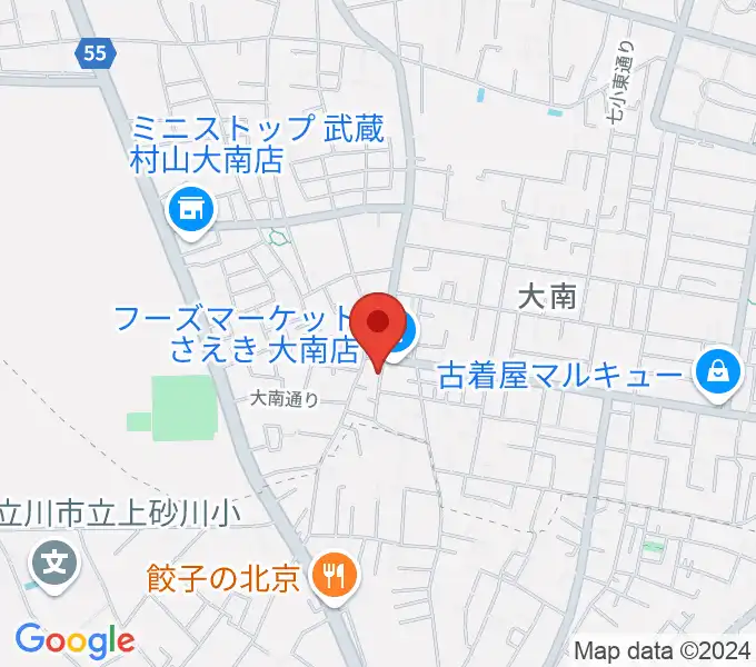 ピアノハウスハントケルナーの地図