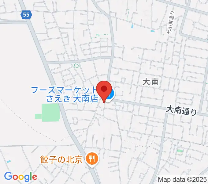 ピアノハウスハントケルナーの地図