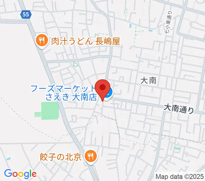 ピアノハウスハントケルナーの地図