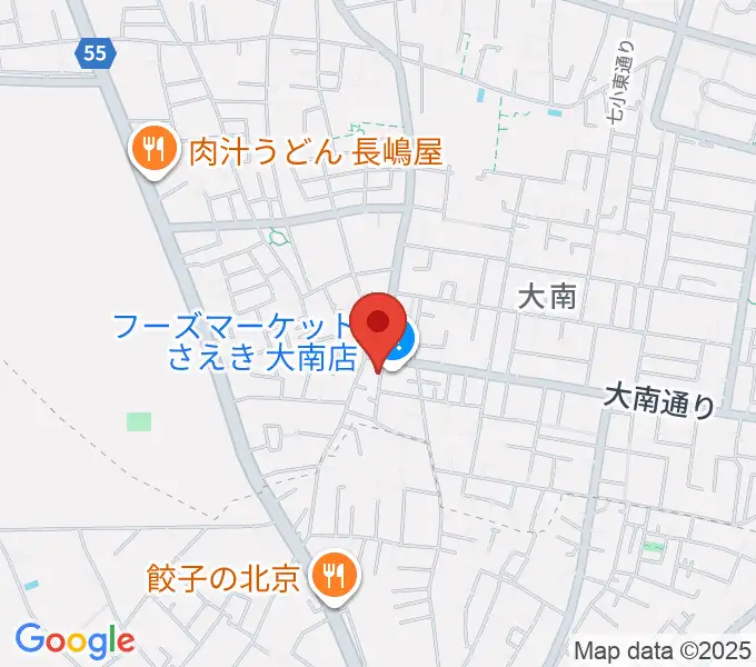 ピアノハウスハントケルナーの地図