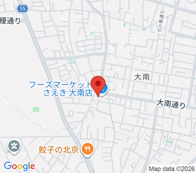 ピアノハウスハントケルナーの地図