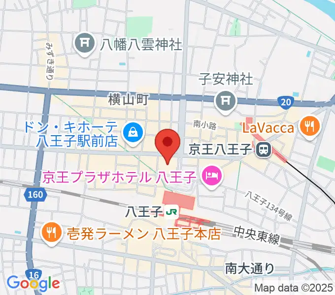 島村楽器 八王子オクトーレ店の地図
