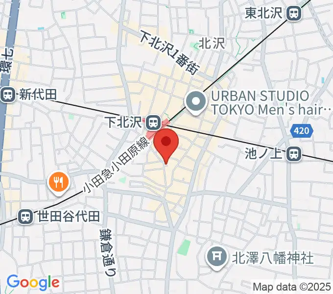 下北沢BREATHの地図
