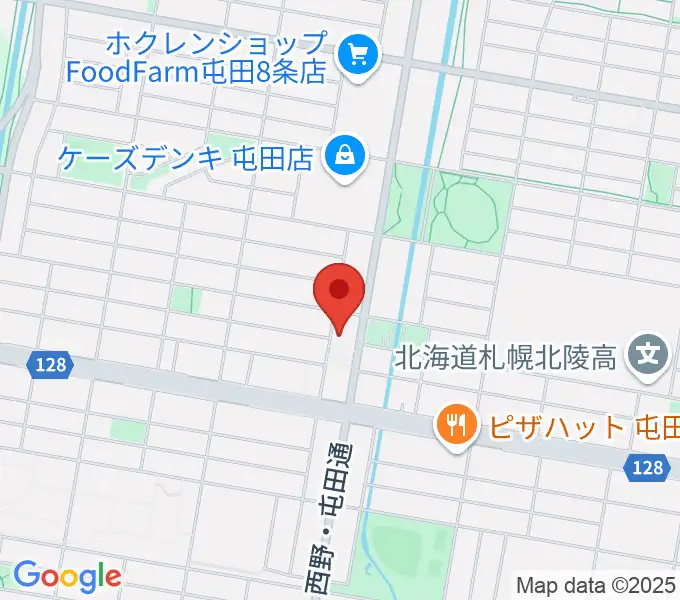 小林雅巳ピアノ調律所の地図