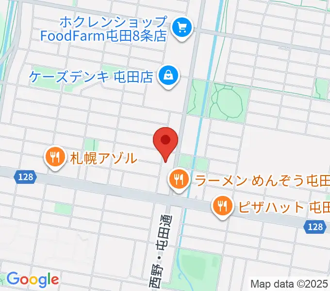 小林雅巳ピアノ調律所の地図