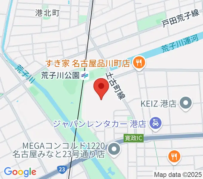 島村楽器 イオンモール名古屋みなと店の地図