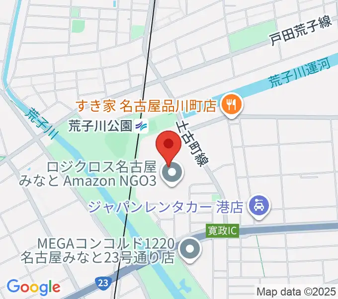 島村楽器 イオンモール名古屋みなと店の地図