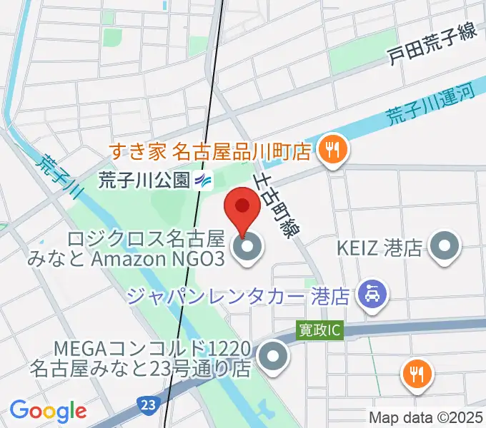 島村楽器 イオンモール名古屋みなと店の地図