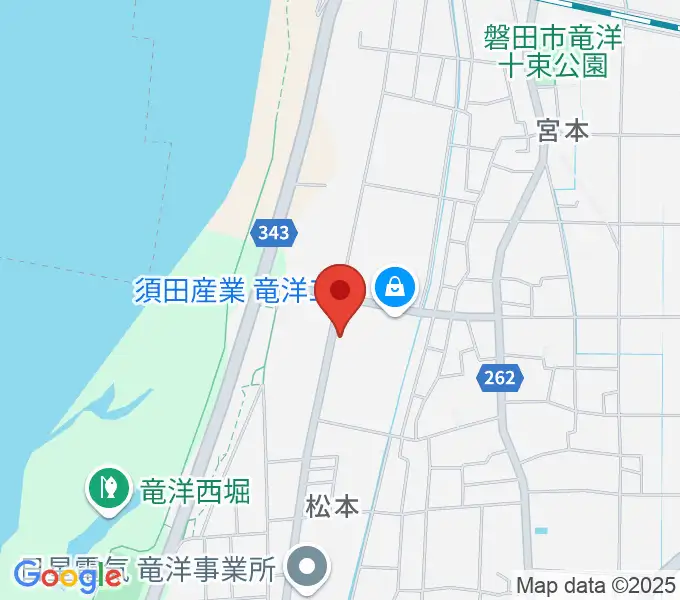 東洋ピアノの地図