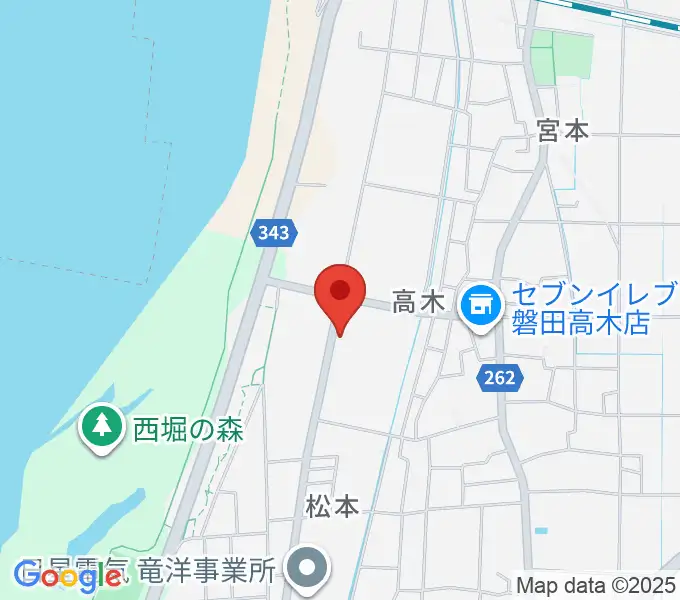 東洋ピアノの地図