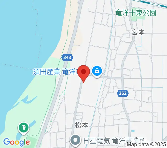 東洋ピアノの地図
