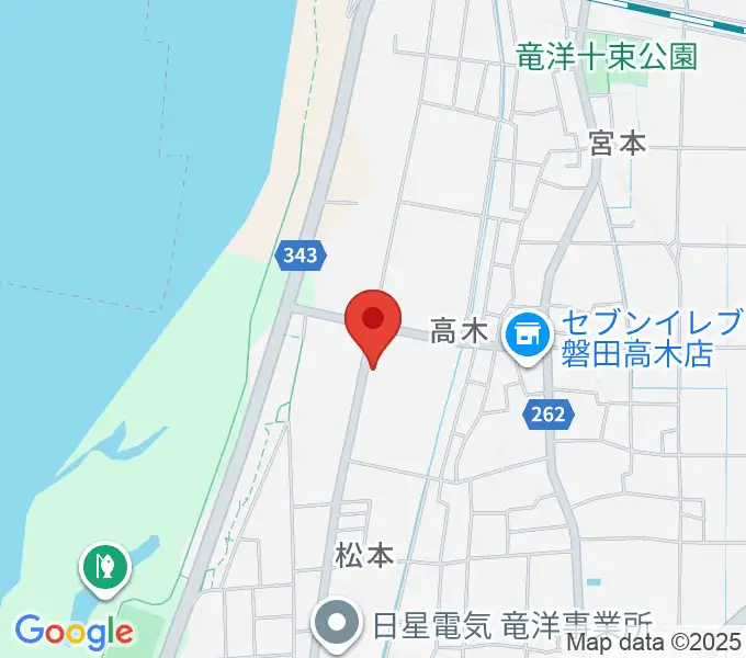 東洋ピアノの地図