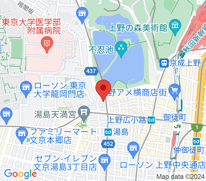 パールフルートギャラリー東京の場所