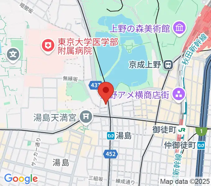 パールフルートギャラリー東京の地図