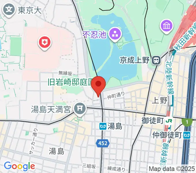 パールフルートギャラリー東京の地図