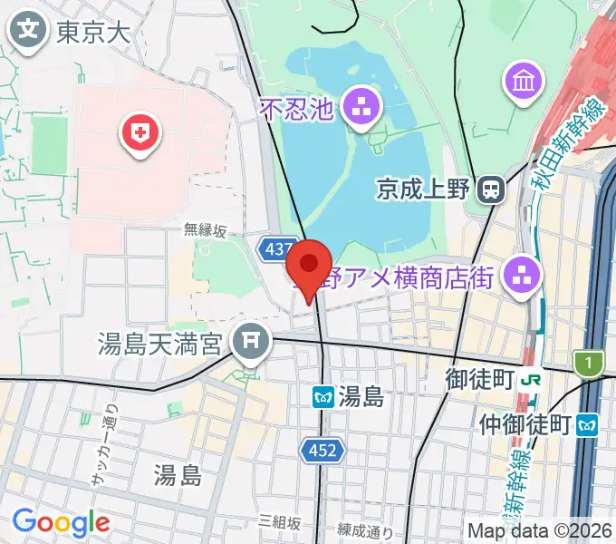 パールフルートギャラリー東京の地図