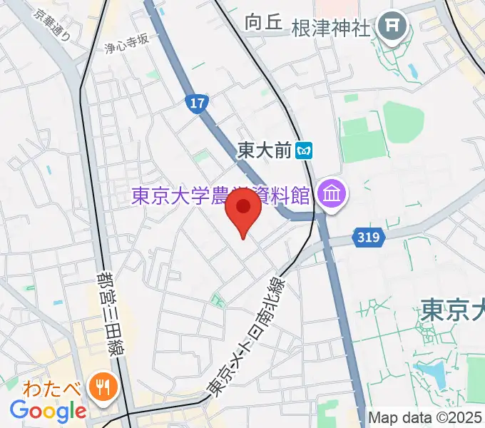 吉田真紀音楽教室の地図