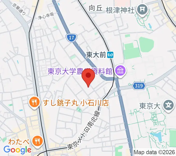 吉田真紀音楽教室の地図