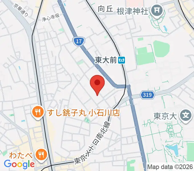 吉田真紀音楽教室の地図