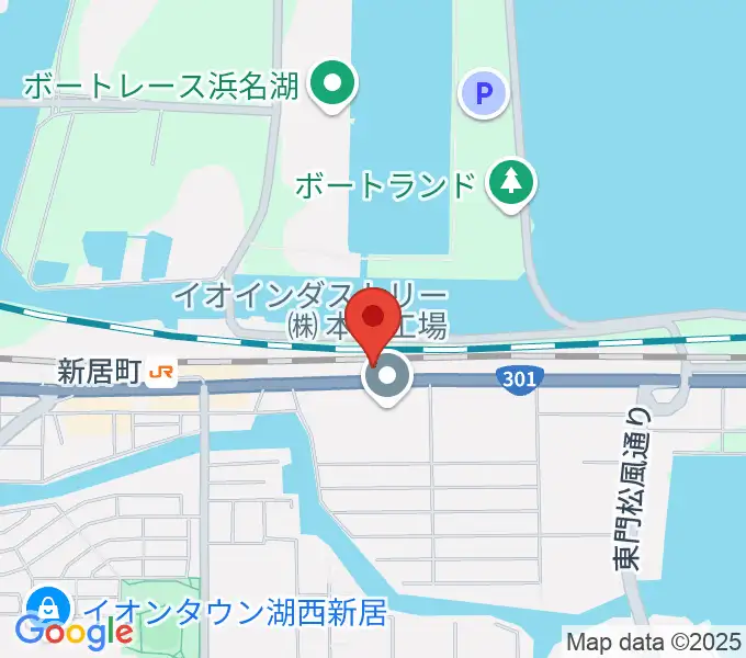 FMCフルートマスターズの地図