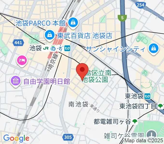 ミヤザワフルート アトリエ東京の地図