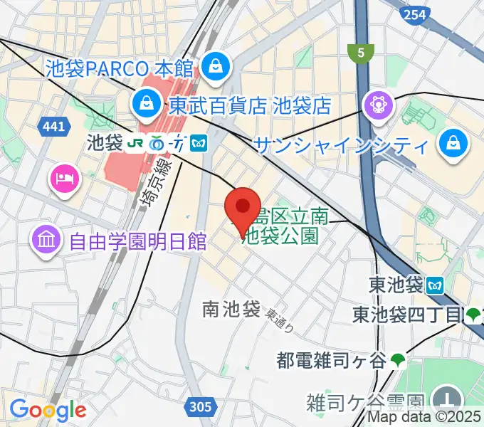 ミヤザワフルート アトリエ東京の地図