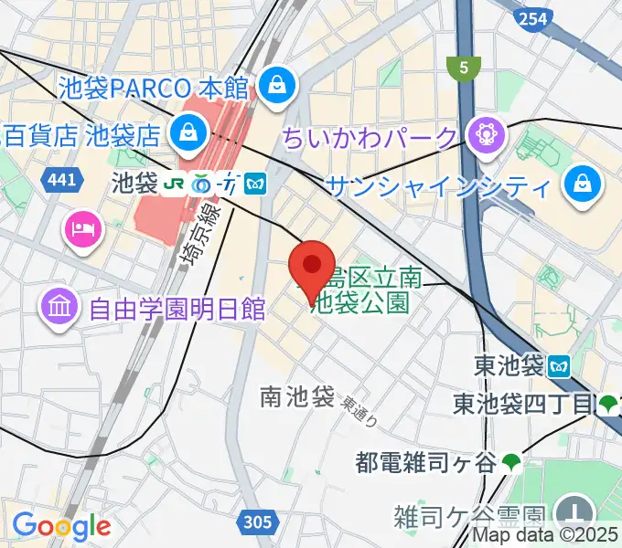 ミヤザワフルート アトリエ東京の地図