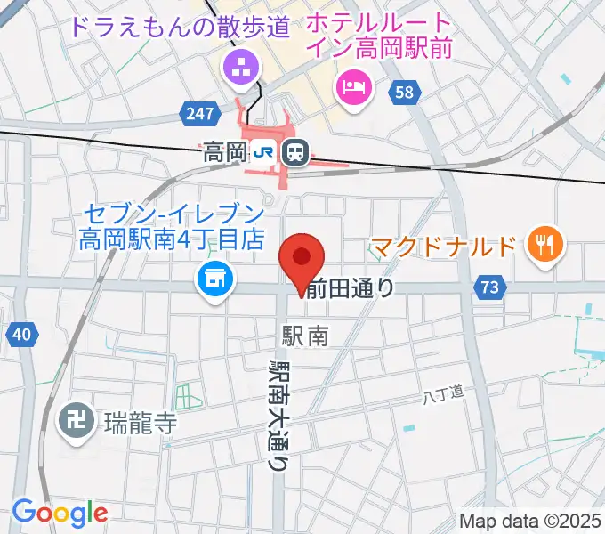 ウィンズラボミュージックスクールの地図